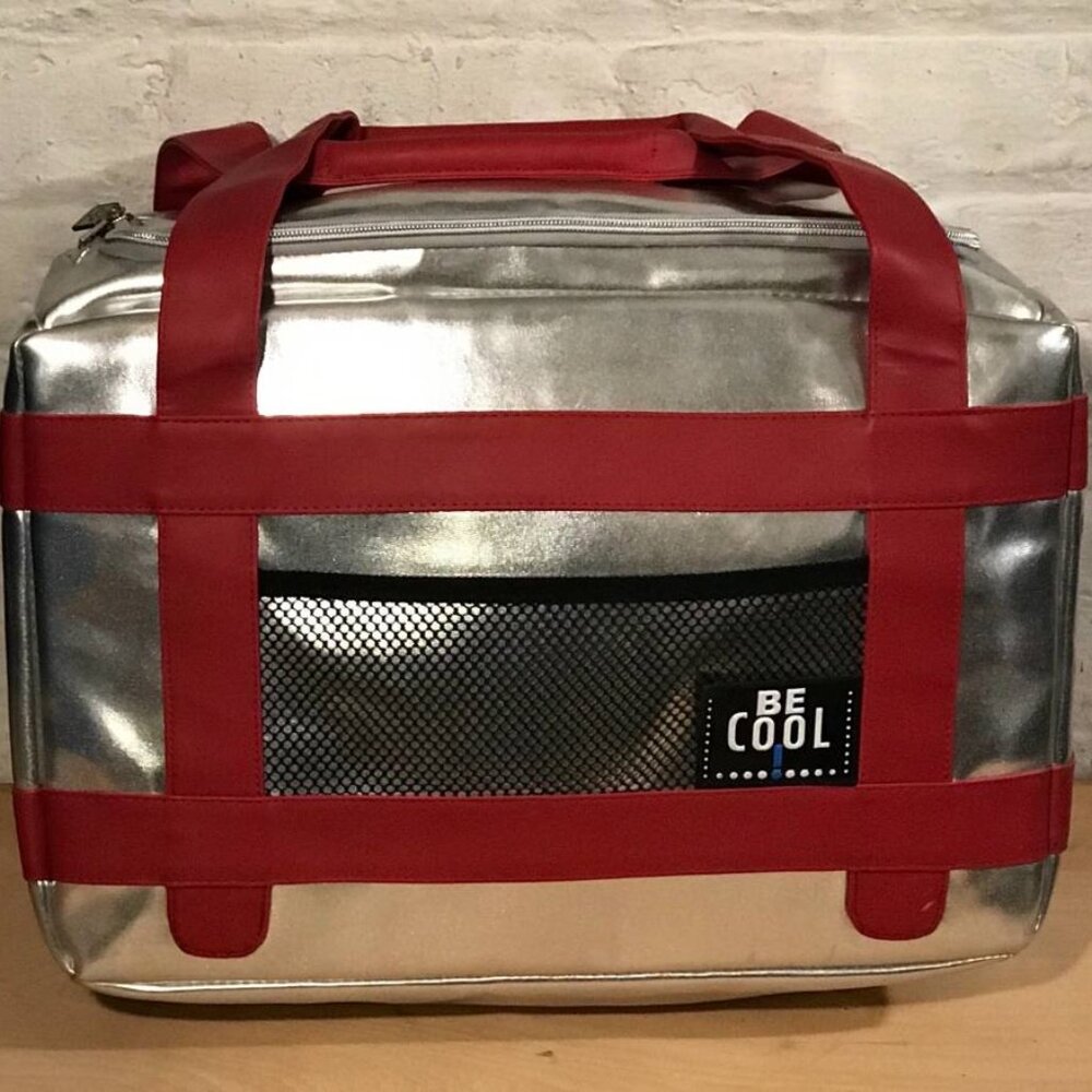 Becool Brand - Silver/Pink Duffle Bag (New)